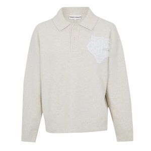 Couture Mens Fluffy Relaxed Fit Top / Beige